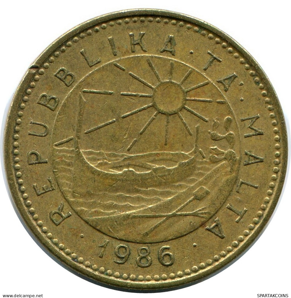 1 CENT 1986 MALTE MALTA Pièce #AZ306.F.A - Malte