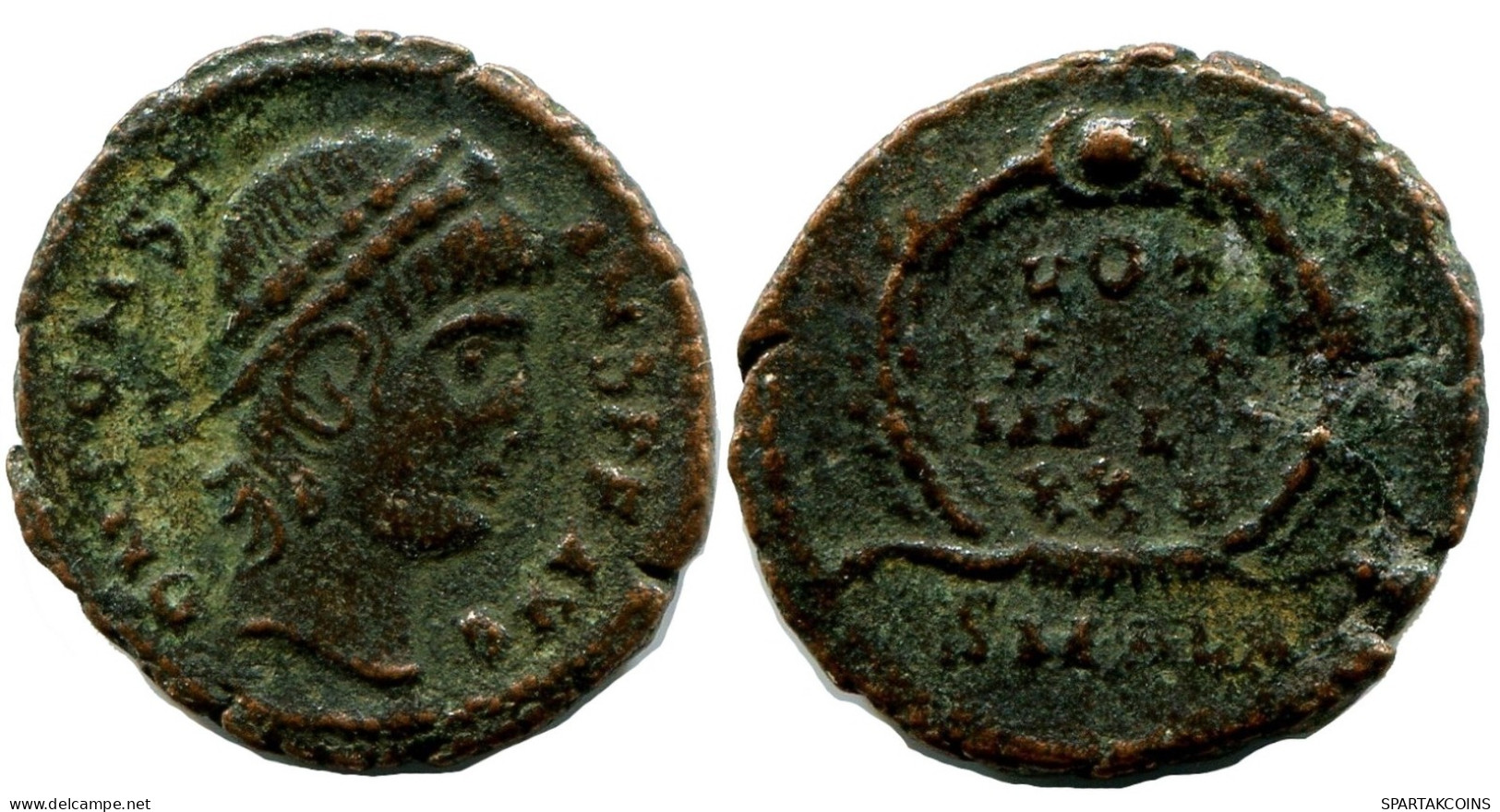 CONSTANS MINTED IN ALEKSANDRIA FROM THE ROYAL ONTARIO MUSEUM #ANC11477.14.D.A - The Christian Empire (307 AD To 363 AD)