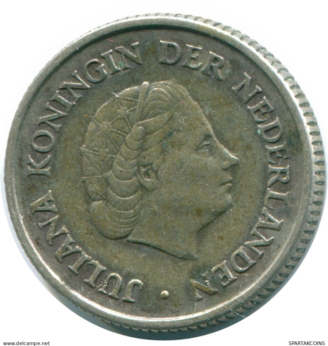 1/4 GULDEN 1956 ANTILLAS NEERLANDESAS PLATA Colonial Moneda #NL10961.4.E.A - Antilles Néerlandaises