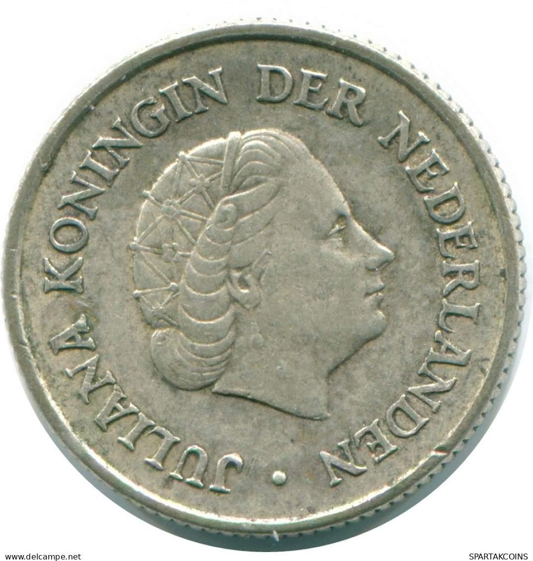 1/4 GULDEN 1965 NIEDERLÄNDISCHE ANTILLEN SILBER Koloniale Münze #NL11326.4.D.A - Antilles Néerlandaises