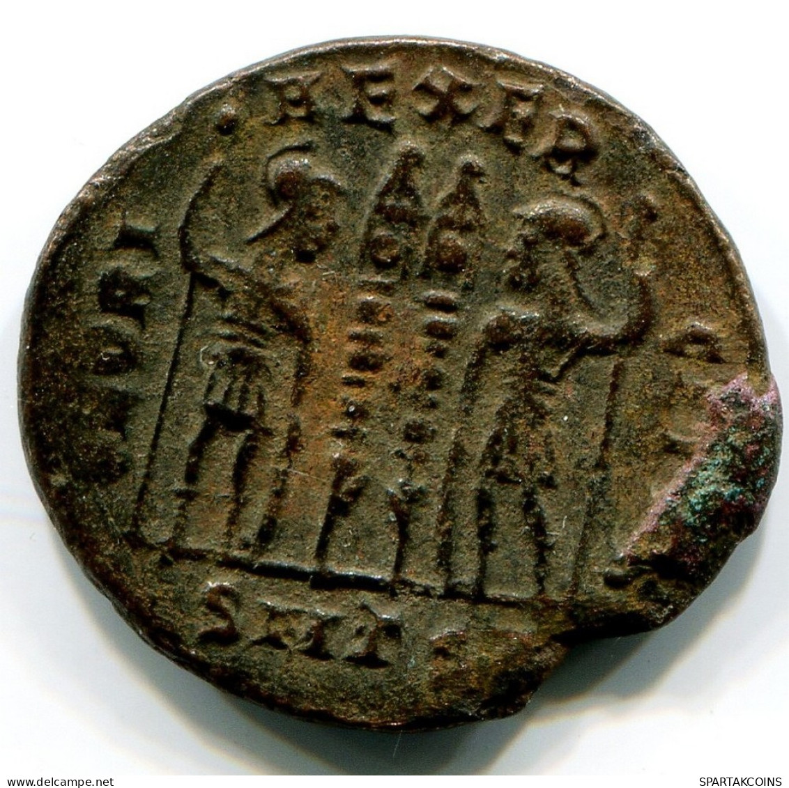 CONSTANTINE I MINTED IN THESSALONICA FOUND IN IHNASYAH HOARD #ANC11130.14.D.A - The Christian Empire (307 AD Tot 363 AD)