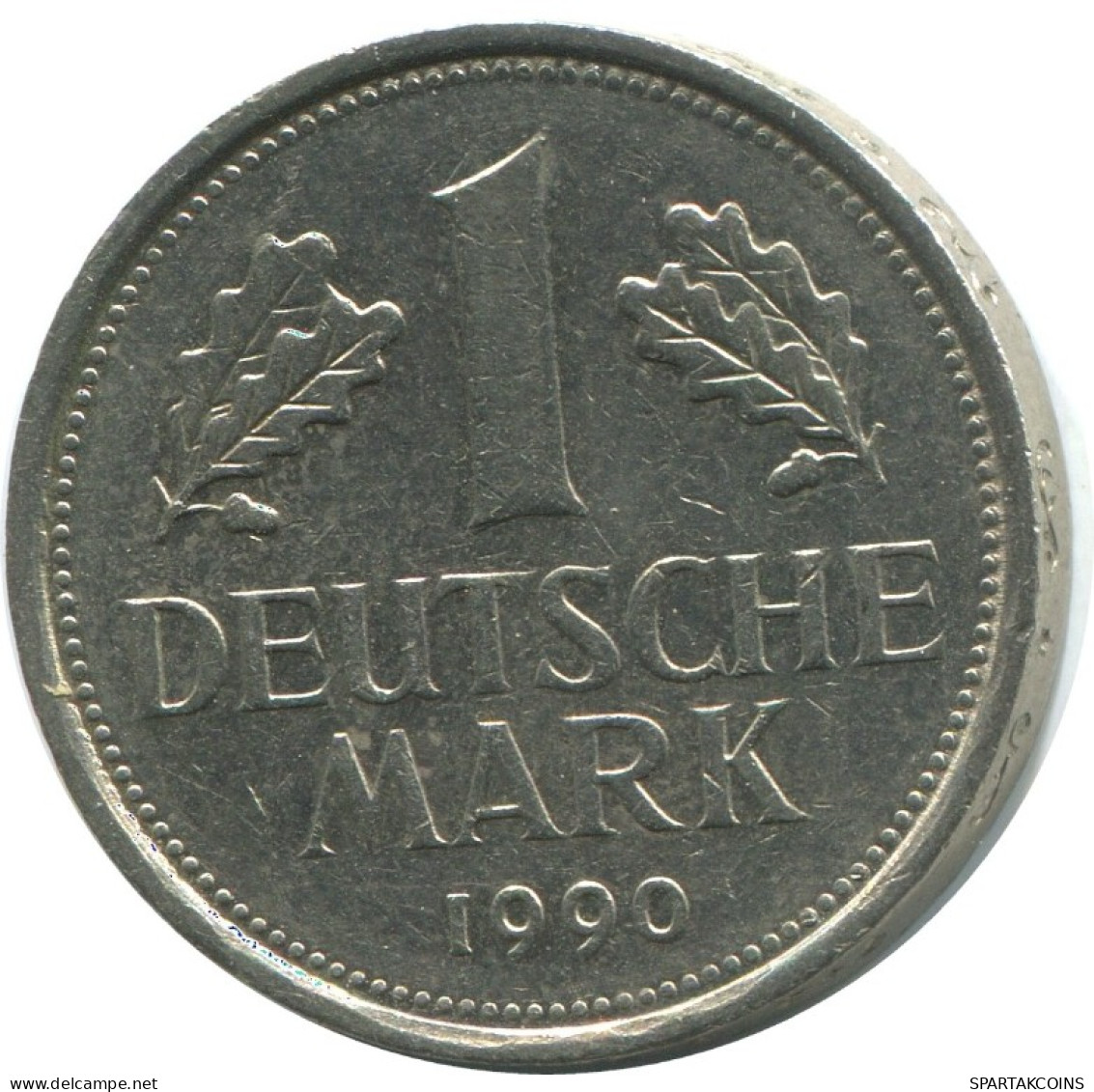 1 DM 1990 F BRD ALEMANIA Moneda GERMANY #AG309.3.E.A - 1 Mark