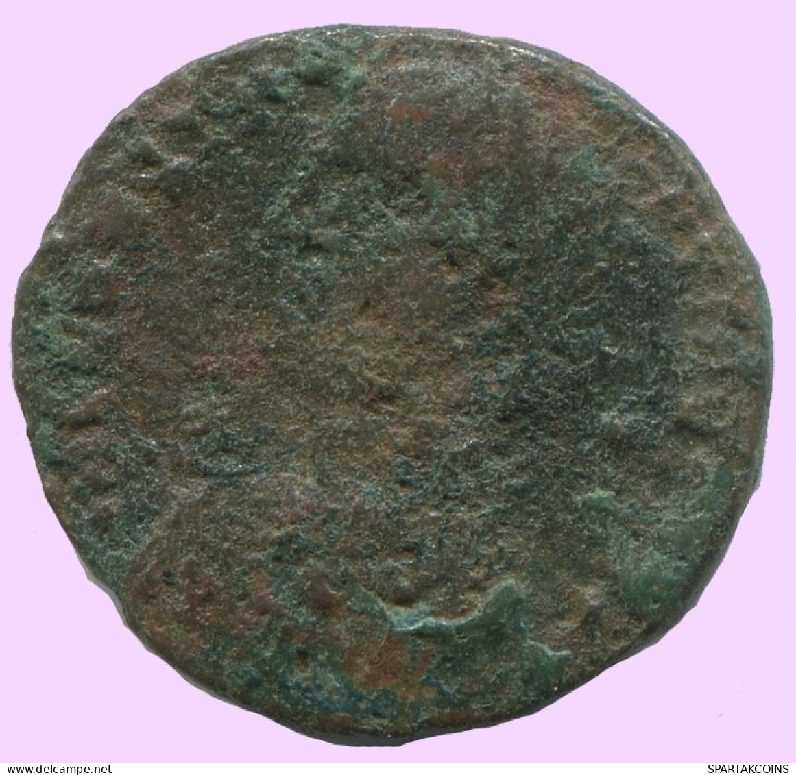 LATE ROMAN IMPERIO Follis Antiguo Auténtico Roman Moneda 2.6g/18mm #ANT2073.7.E.A - The End Of Empire (363 AD Tot 476 AD)