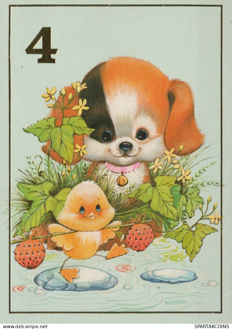 CANE Animale Vintage Cartolina CPSM #PAN569.IT - Honden