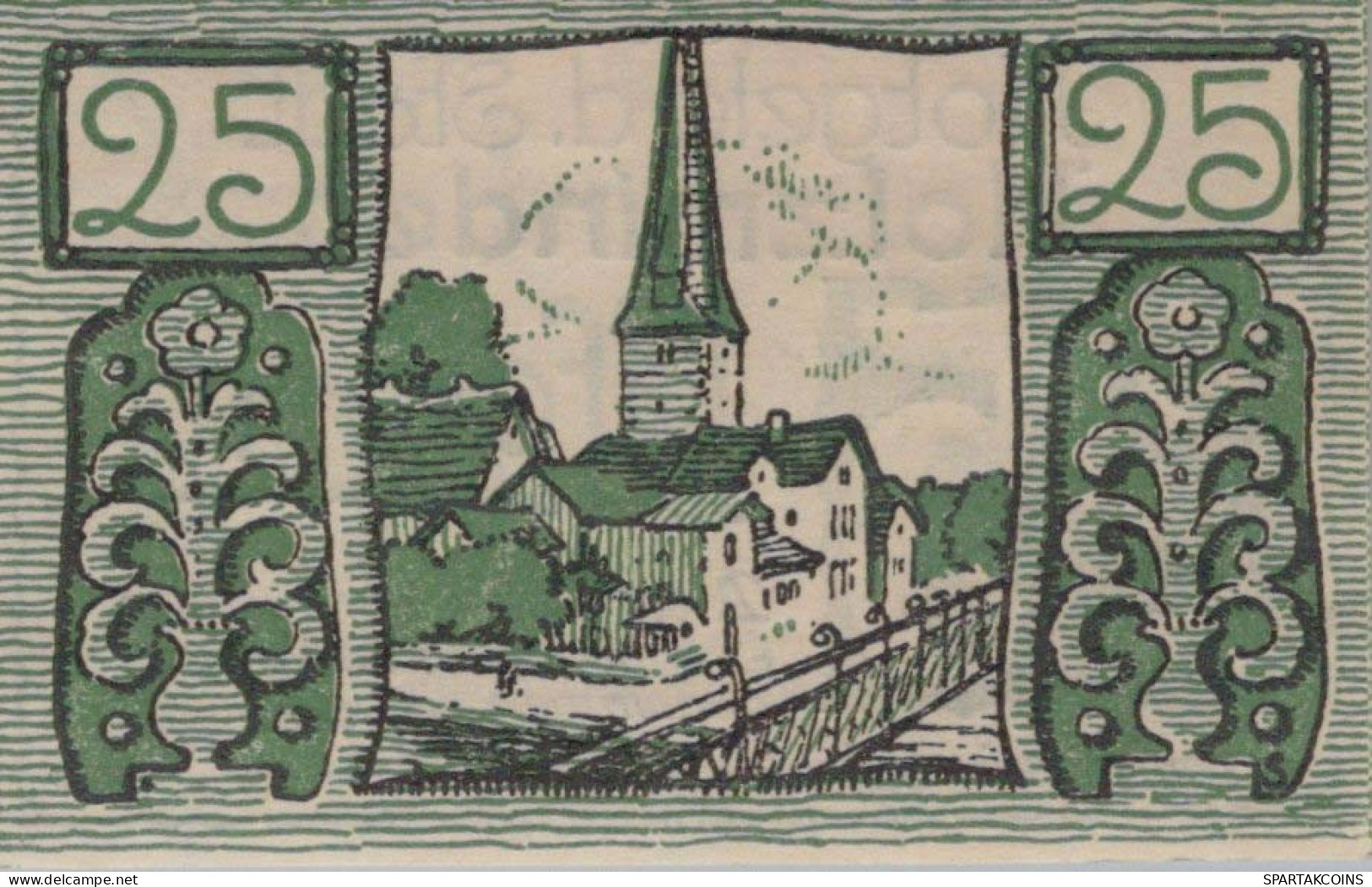 25 PFENNIG 1922 Stadt HOLZMINDEN Brunswick DEUTSCHLAND Notgeld Banknote #PG399 - [11] Emissions Locales