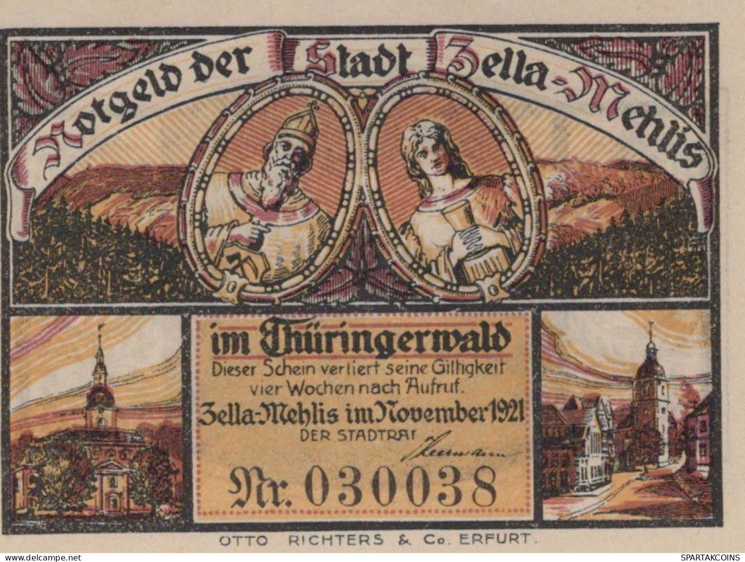 25 PFENNIG 1921 Stadt ZELLA-MEHLIS Thuringia DEUTSCHLAND Notgeld Banknote #PF398 - [11] Emissions Locales