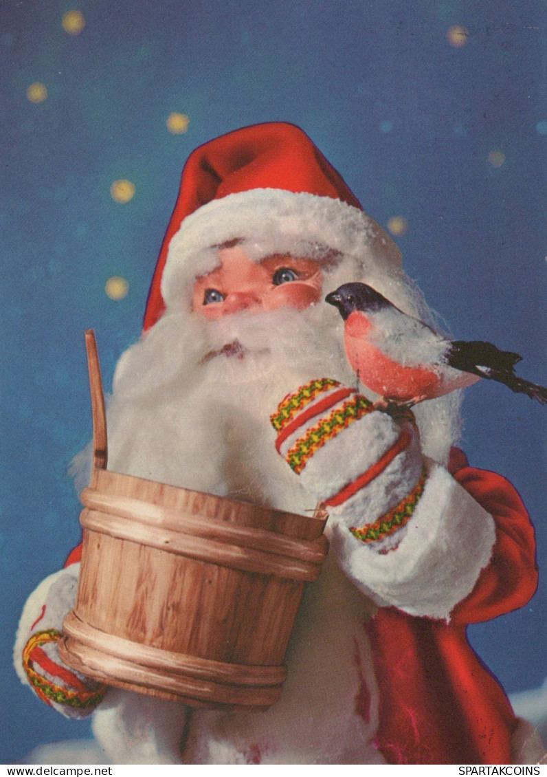 WEIHNACHTSMANN SANTA CLAUS WEIHNACHTSFERIEN Vintage Postkarte CPSM #PAK031.DE - Santa Claus