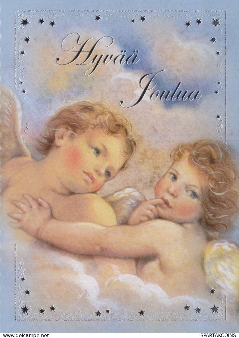 ENGEL WEIHNACHTSFERIEN Feiern & Feste Vintage Ansichtskarte Postkarte CPSM #PAH894.DE - Angels