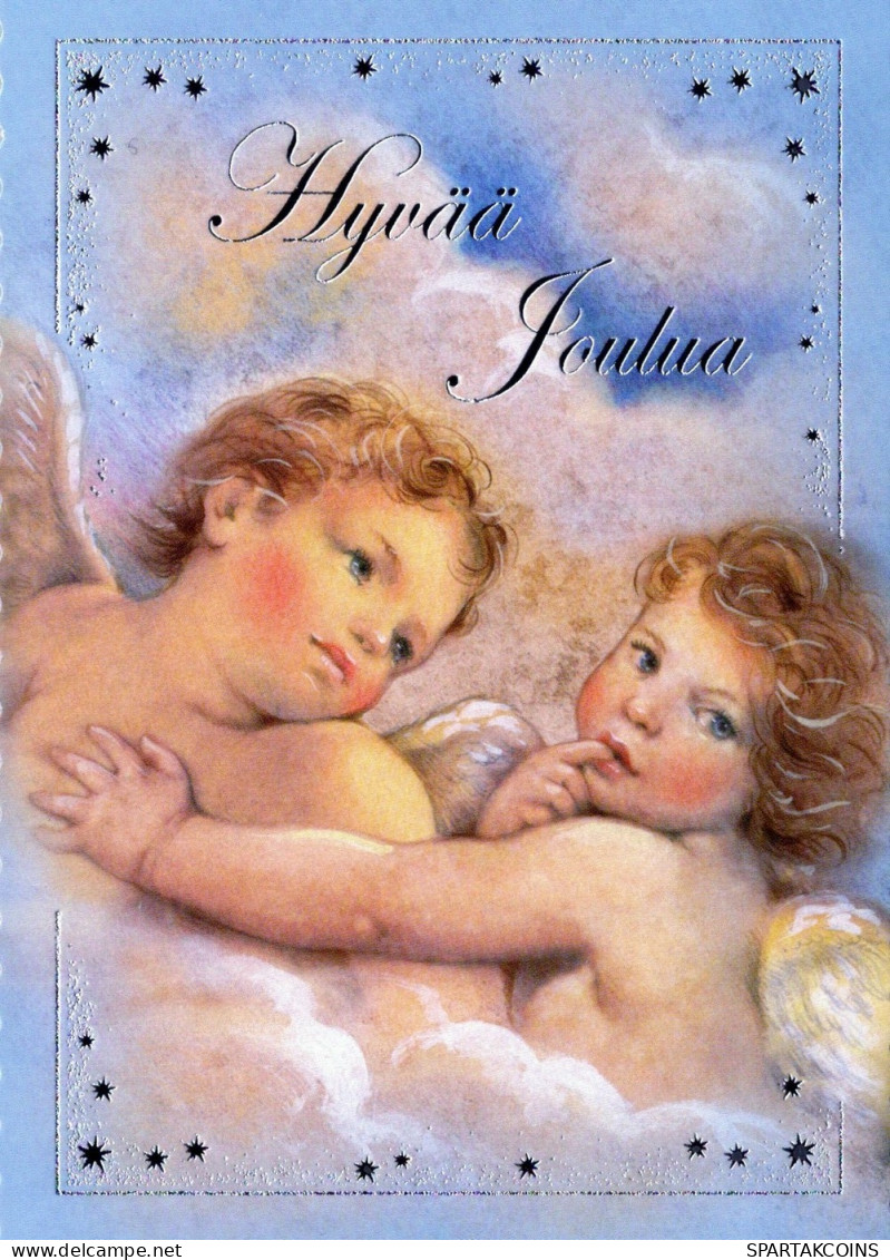 ENGEL WEIHNACHTSFERIEN Feiern & Feste Vintage Ansichtskarte Postkarte CPSM #PAH894.DE - Angels