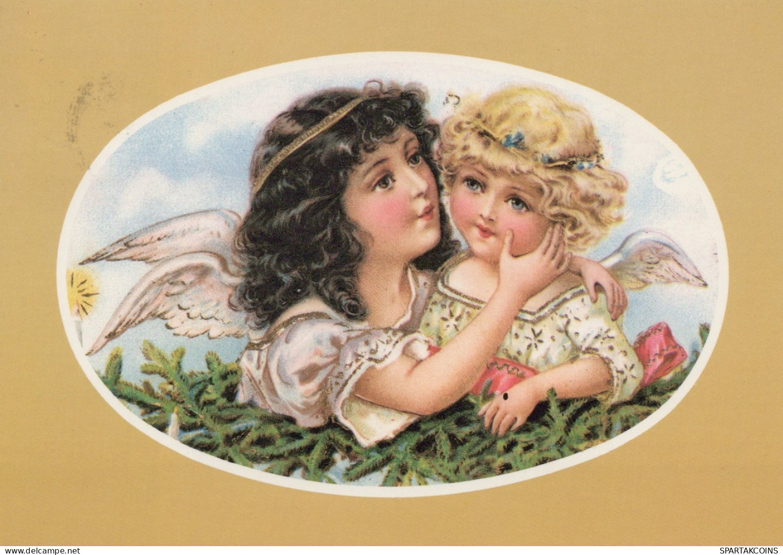 ENGEL WEIHNACHTSFERIEN Feiern & Feste Vintage Ansichtskarte Postkarte CPSM #PAH405.DE - Angels