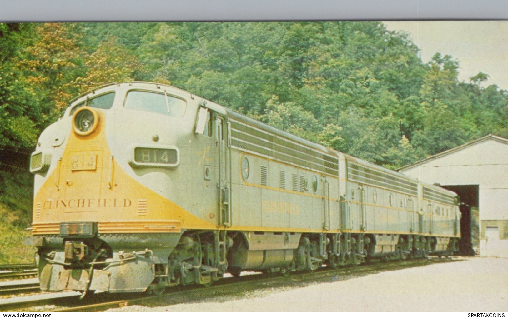 ZUG Schienenverkehr Eisenbahnen Vintage Ansichtskarte Postkarte CPSMF #PAA631.DE - Trains