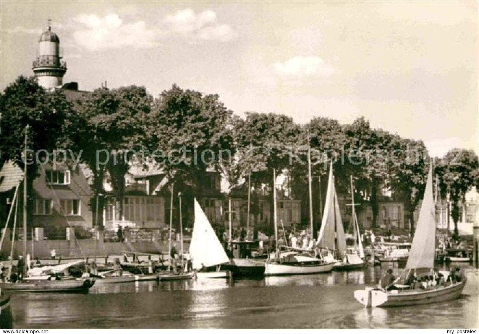 72632586 Warnemuende Ostseebad Am Strom Segelboote Leuchtturm Rostock - Rostock