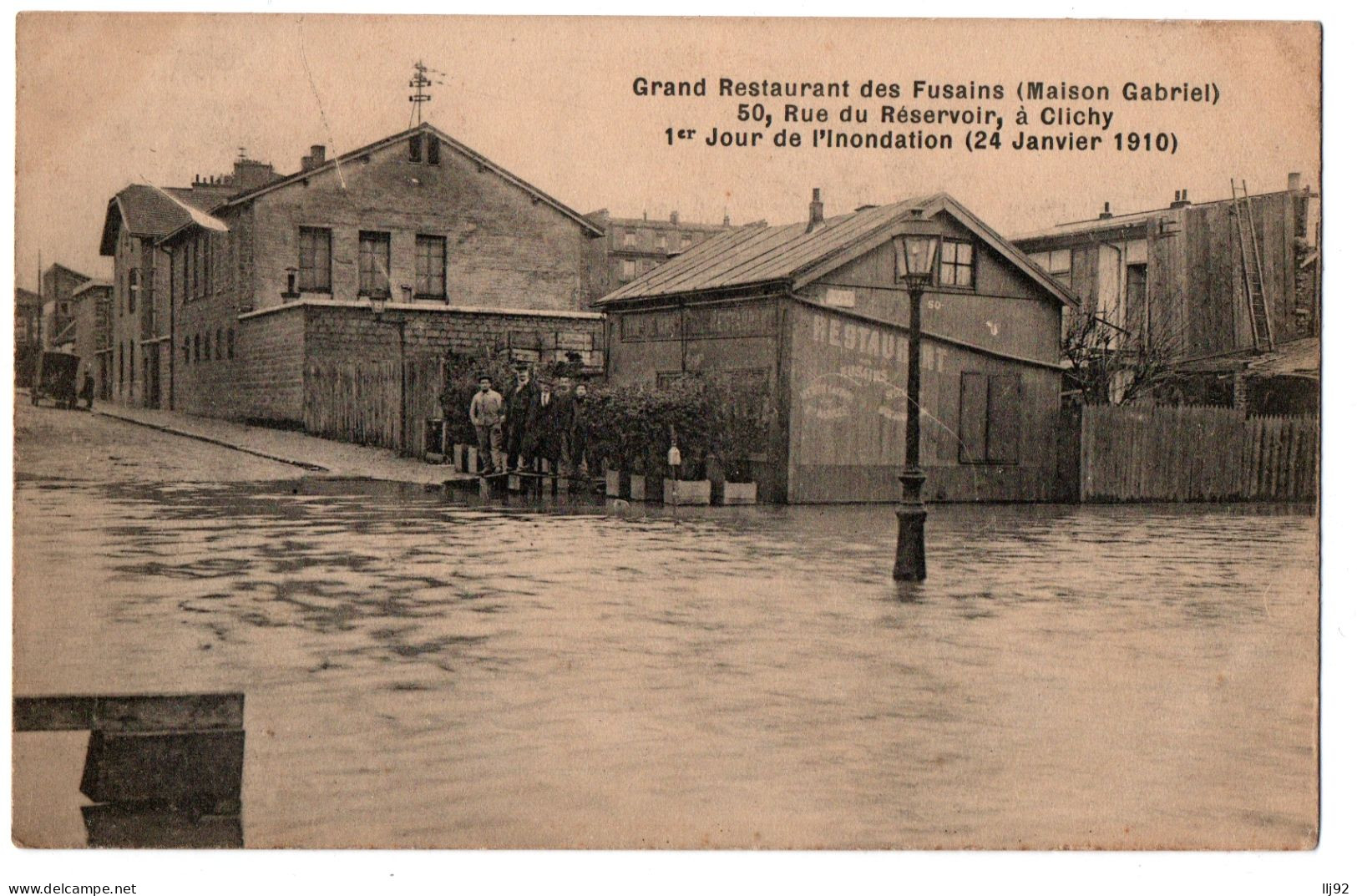 CPA 92 - CLICHY (H. De Seine) - Grand Restaurant Des Fusains (Maison Gabriel) - Clichy