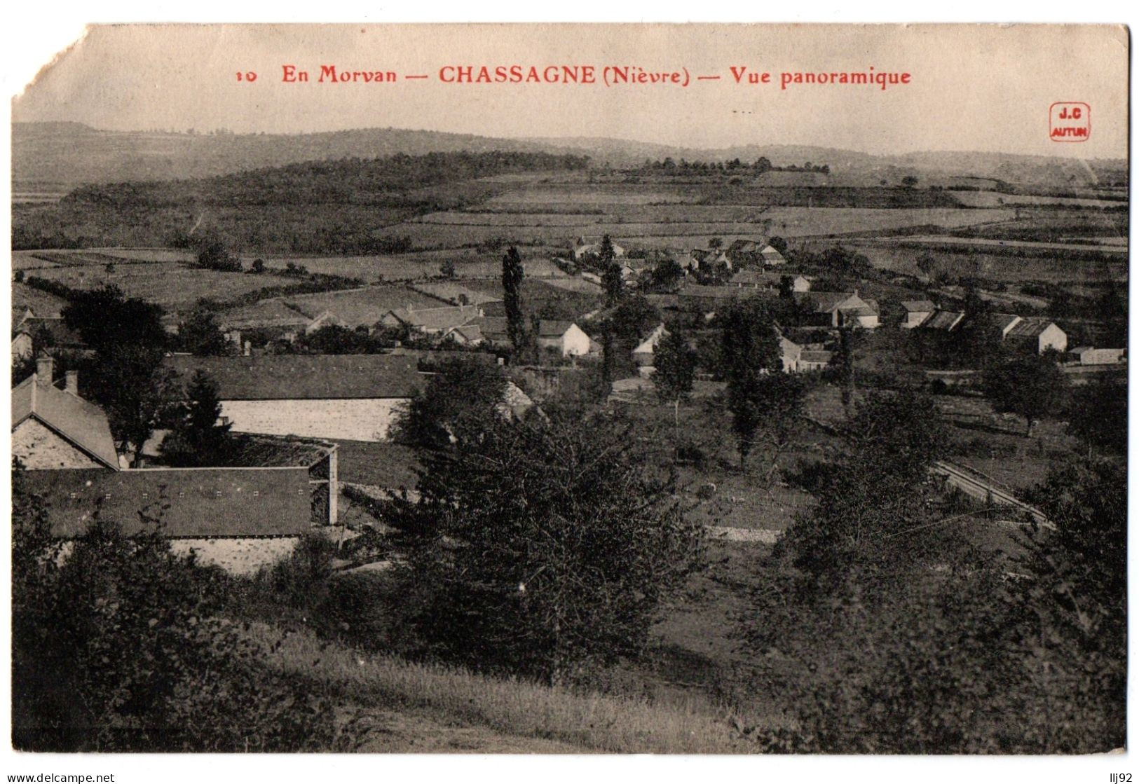 CPA 58 - CHASSAGNE (Nièvre) - 10. Vue Panoramique - En Morvan - JC Autun - Other & Unclassified