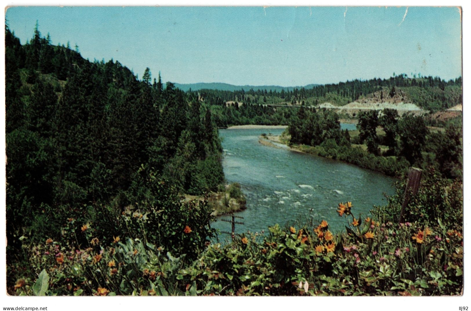 CPSM PF - USA. Yakima River. The River Between Cle Elum And Ellensburg - Altri & Non Classificati