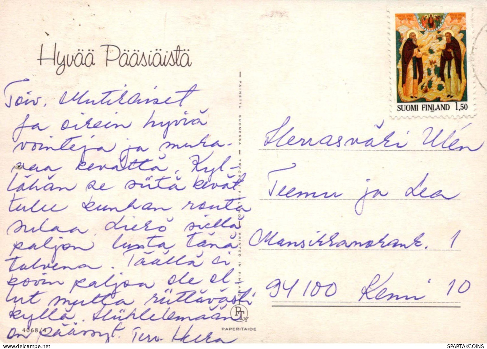 FLORES Vintage Tarjeta Postal CPSM #PAR086.ES - Blumen