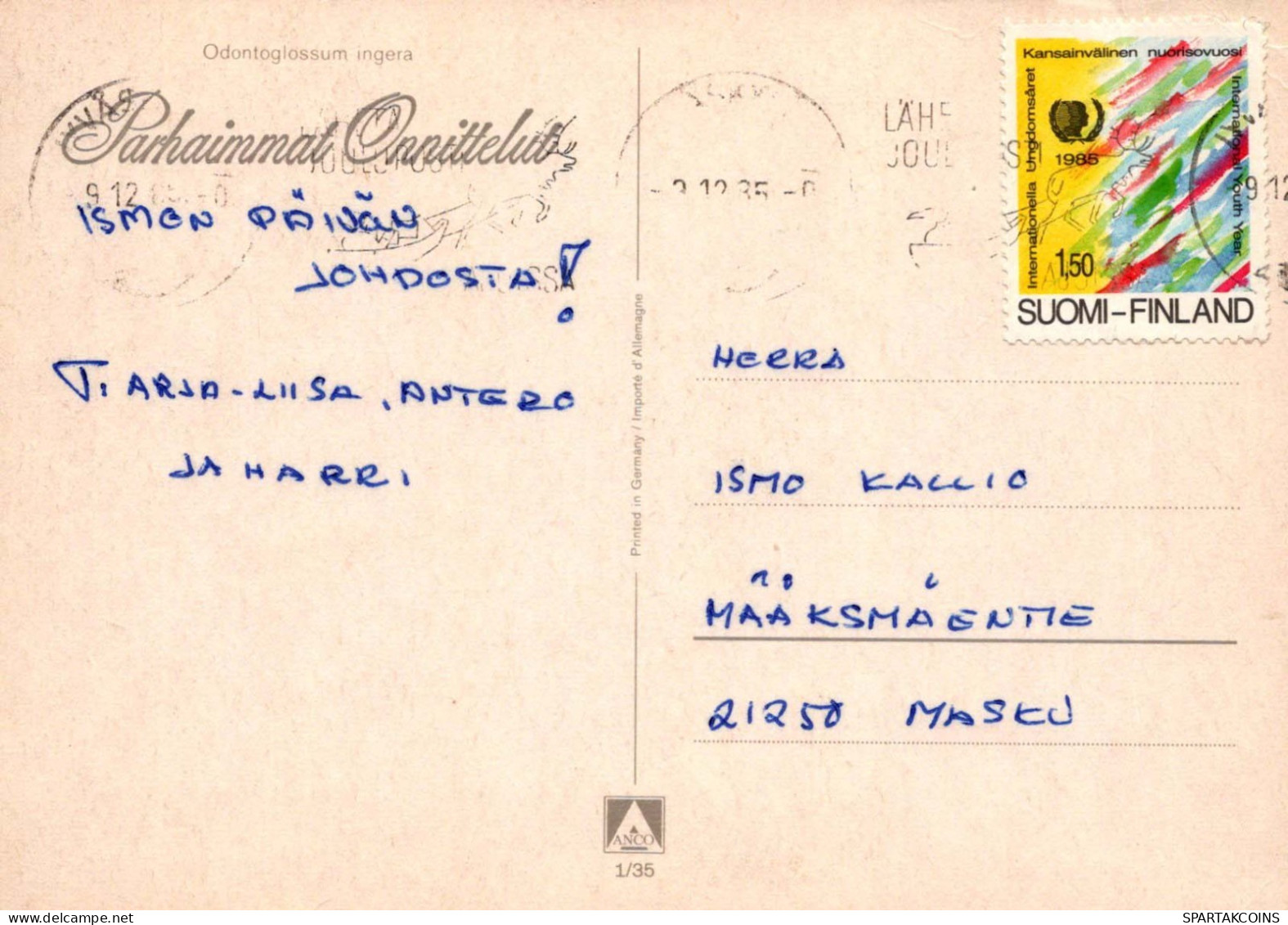 FLORES Vintage Tarjeta Postal CPSM #PAR147.ES - Bloemen