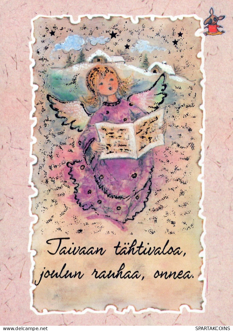 ÁNGEL NAVIDAD Vintage Tarjeta Postal CPSM #PAH403.ES - Angels