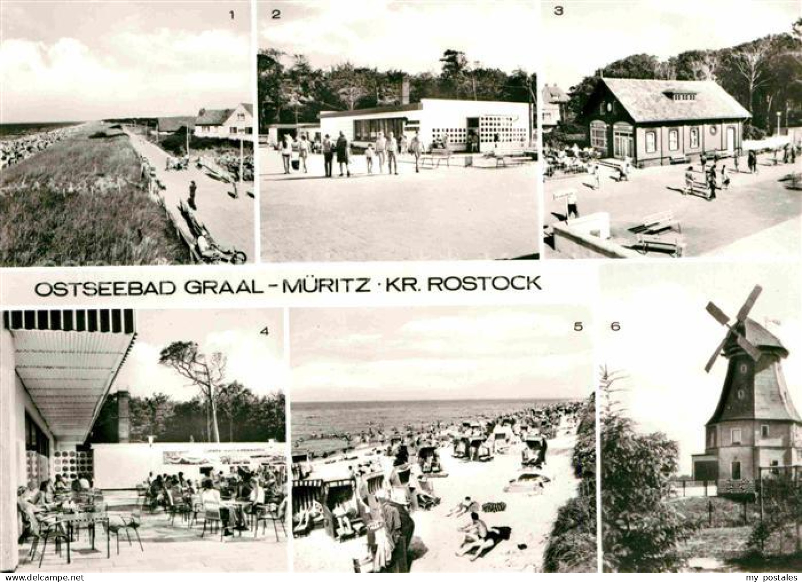 72632466 Graal-Mueritz Ostseebad Strand Promenade Broiler Gaststaette Milchbar S - Graal-Müritz