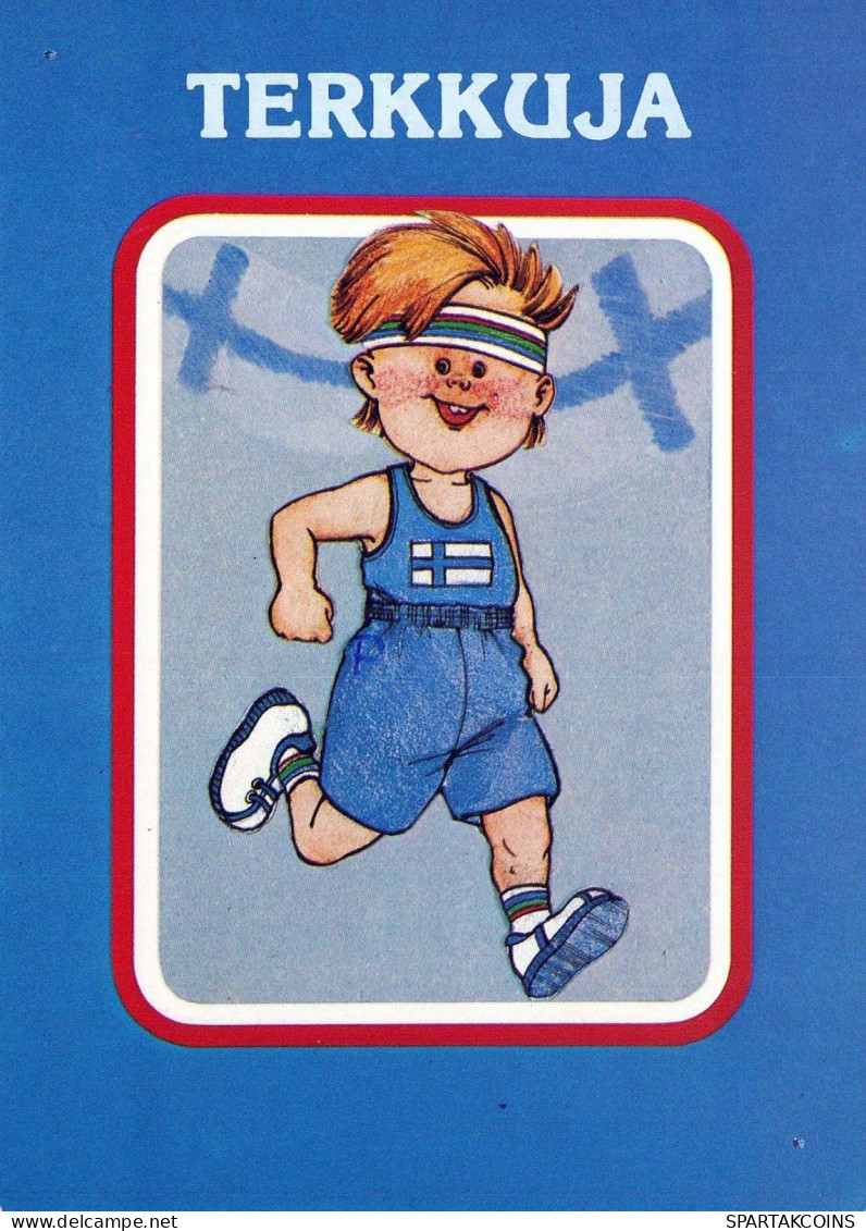 KINDER HUMOR Vintage Ansichtskarte Postkarte CPSM #PBV296.DE - Cartes Humoristiques