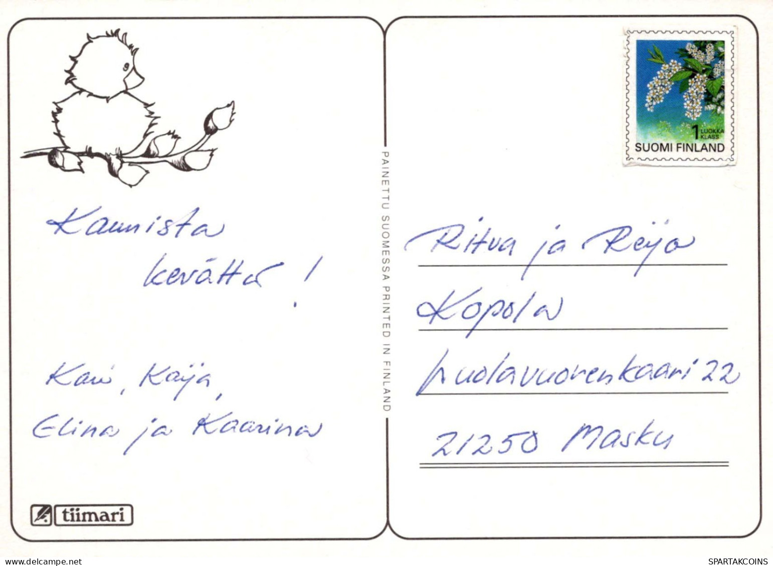 OSTERN KANINCHEN Vintage Ansichtskarte Postkarte CPSM #PBO559.DE - Ostern