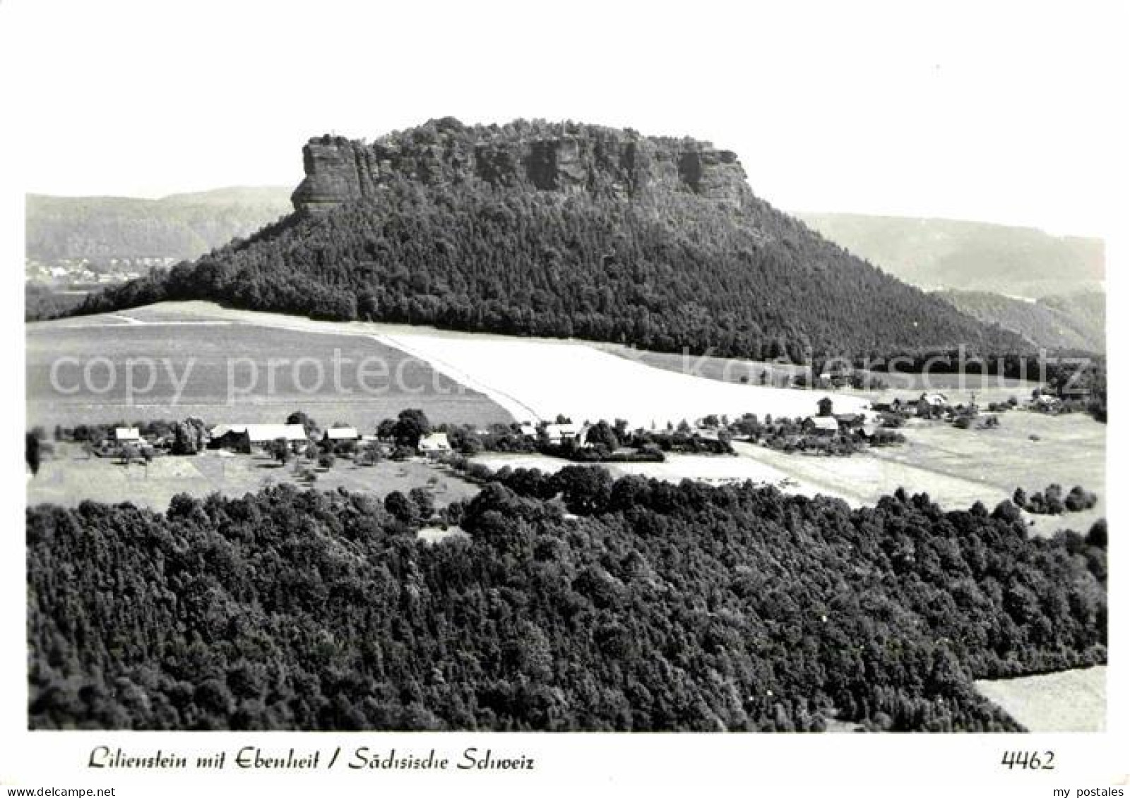 72632282 Ebenheit Lilienstein Tafelberg Elbsandsteingebirge Ebenheit - Koenigstein (Saechs. Schw.)