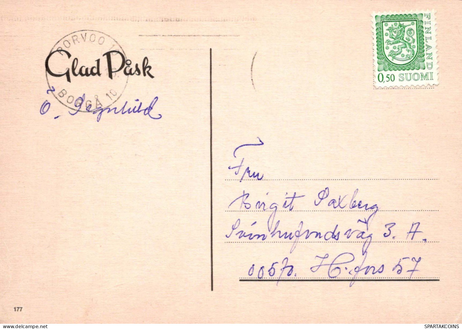 PASCUA POLLO HUEVO Vintage Tarjeta Postal CPSM #PBP062.ES - Ostern