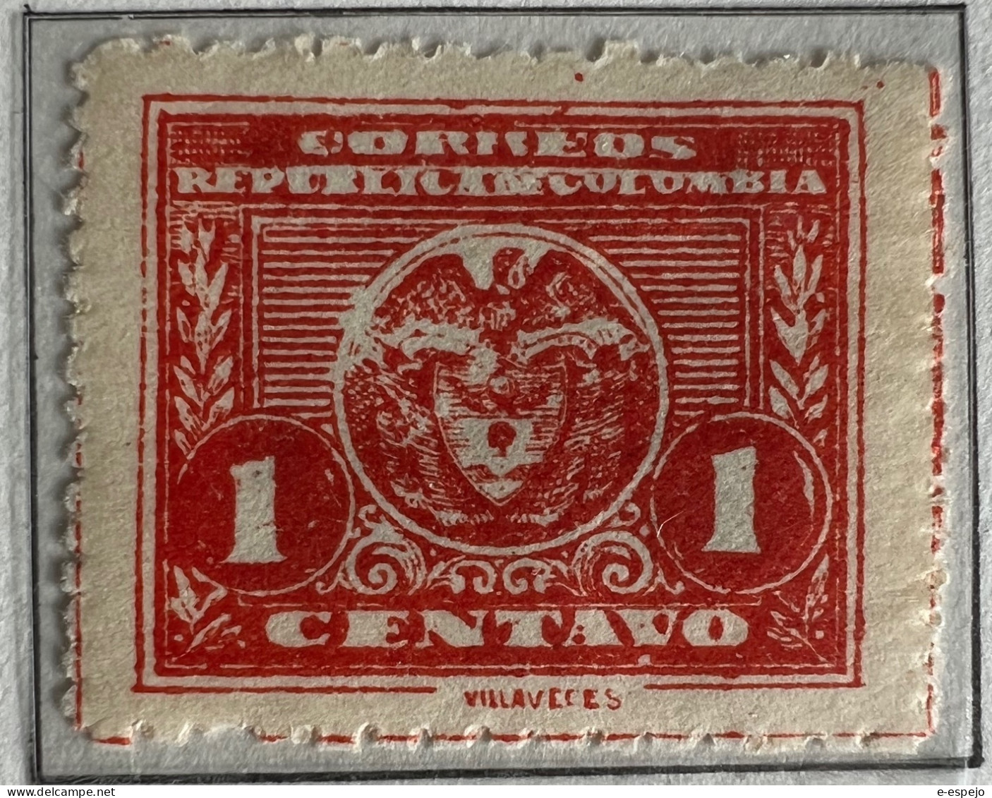 Kolumbien 1924: Coats Of Arms (1924) Mi:CO 289A - Colombia