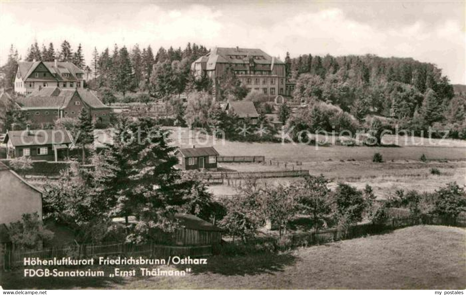 72632172 Friedrichsbrunn Harz FDGB Sanatorium Ernst Thaelmann Hoehenluftkurort F - Sonstige & Ohne Zuordnung