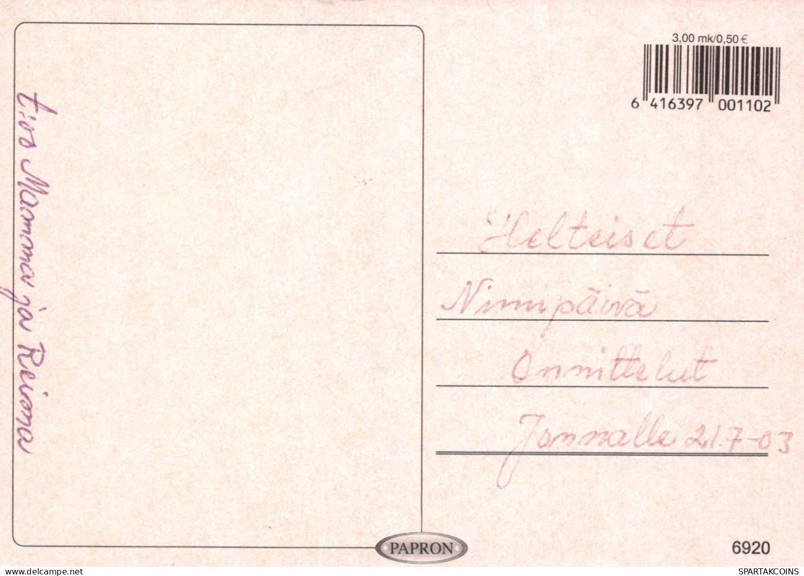 LAPIN Animaux Vintage Carte Postale CPSM #PBR171.FR - Andere & Zonder Classificatie