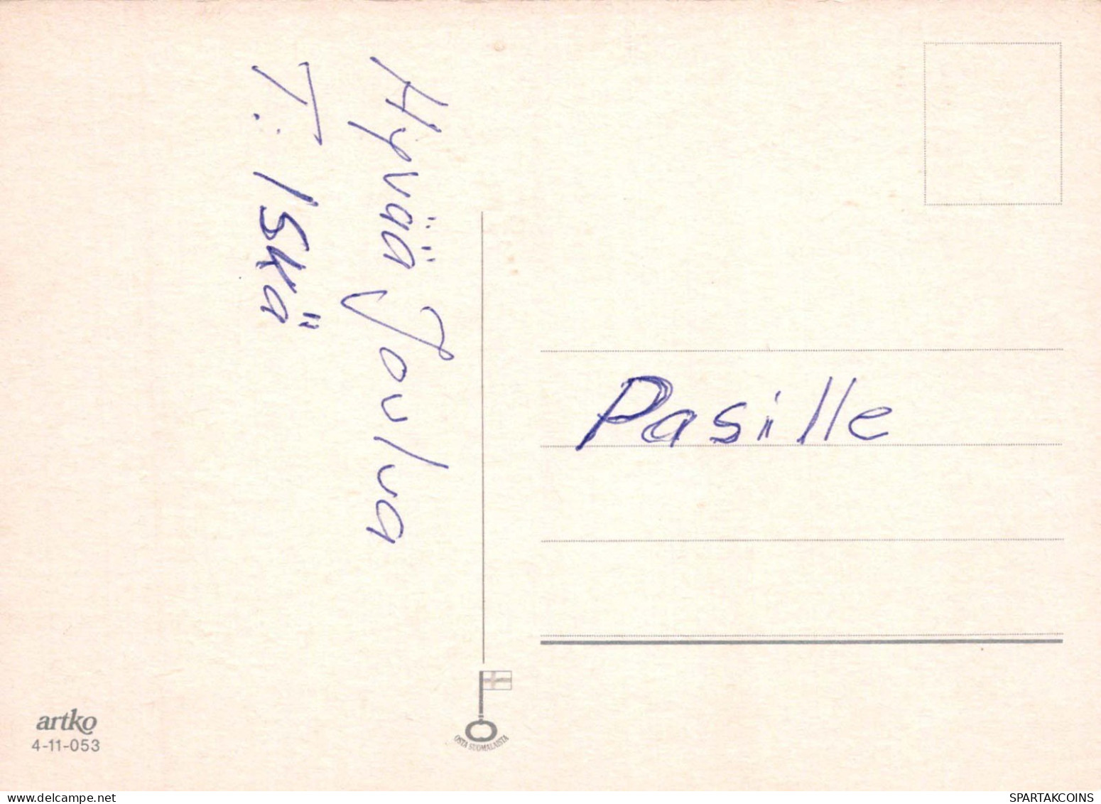 Bonne Année Noël GNOME Vintage Carte Postale CPSM #PBM075.FR - Nieuwjaar