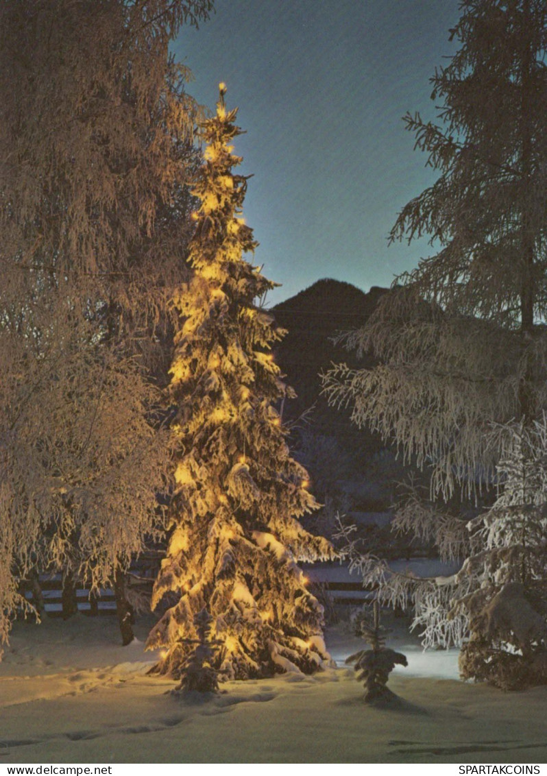 Bonne Année Noël Vintage Carte Postale CPSM #PAV218.FR - Nouvel An