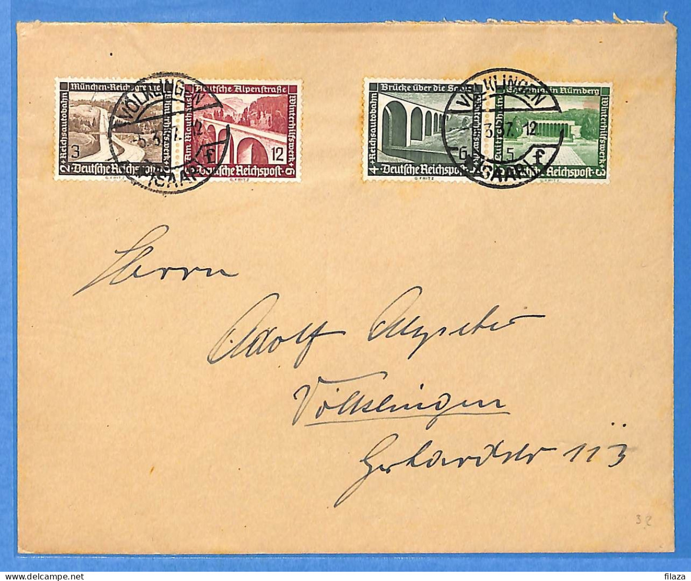 Allemagne Reich 1937 - Lettre De Volklingen - G33530 - Lettres & Documents