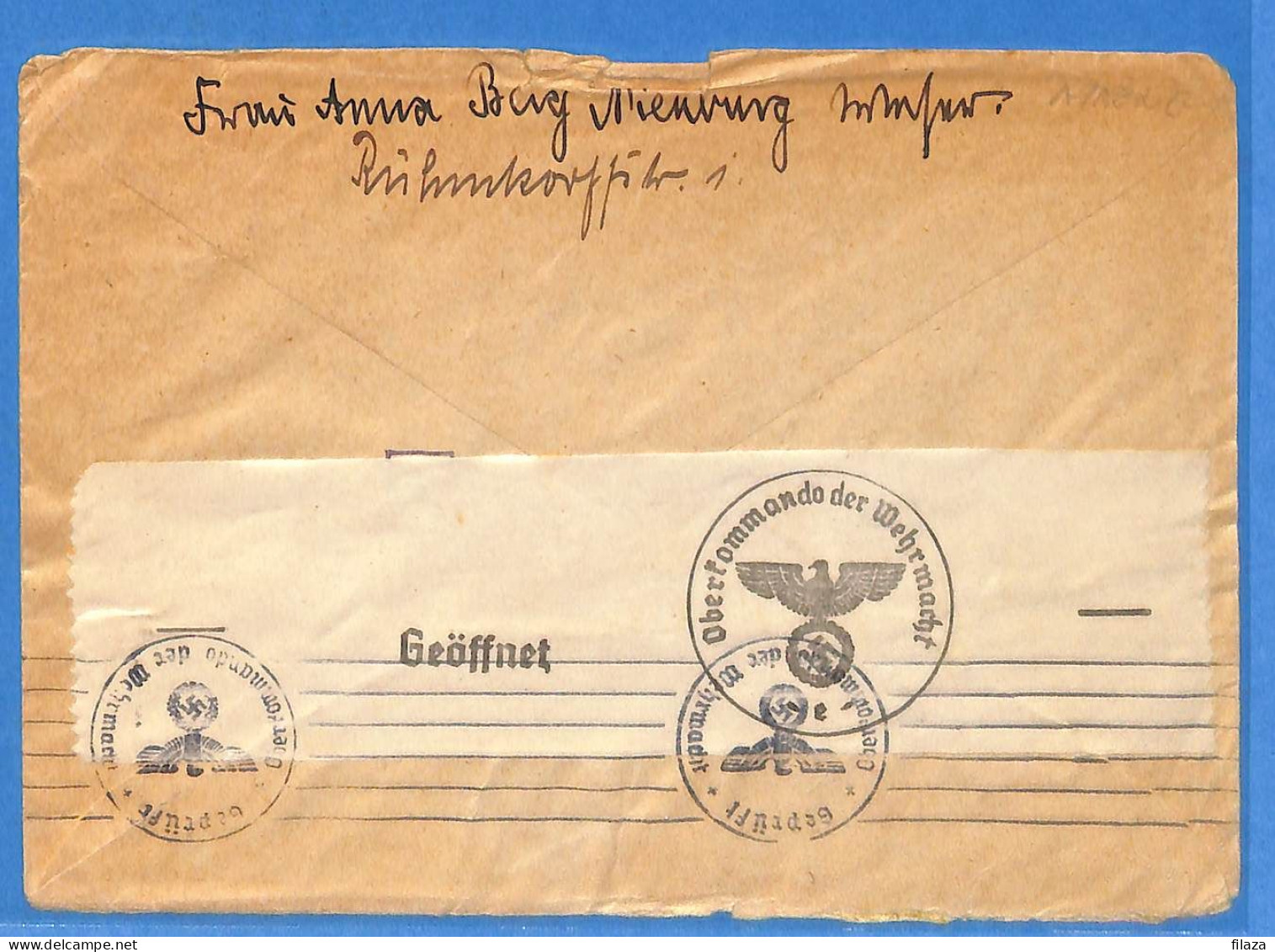 Allemagne Reich 1941 - Lettre Par Avion Avec Censure De Wien Aux USA - G33468 - Covers & Documents