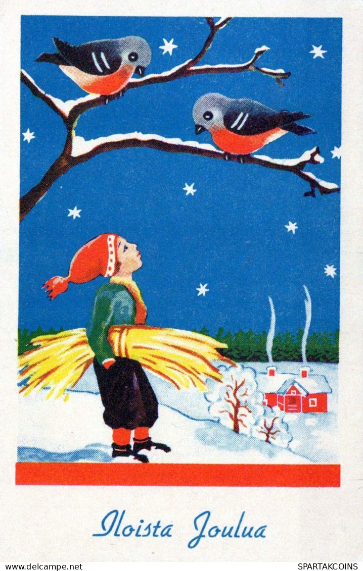 Happy New Year Christmas CHILDREN Vintage Postcard CPSMPF #PKG489.GB - Nouvel An