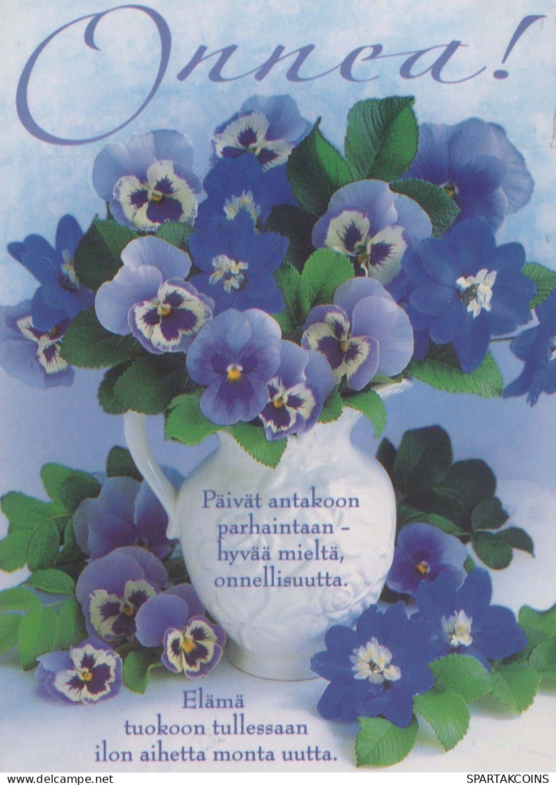 FLOWERS Vintage Postcard CPSM #PBZ395.GB - Fleurs