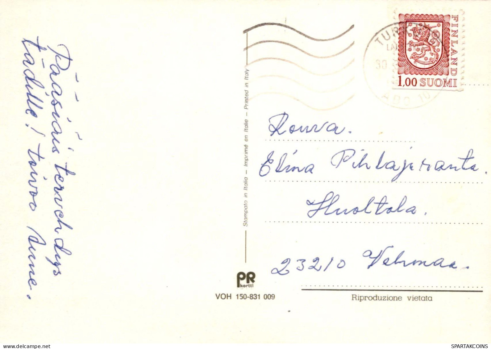 EASTER CHICKEN EGG Vintage Postcard CPSM #PBP122.GB - Pasen