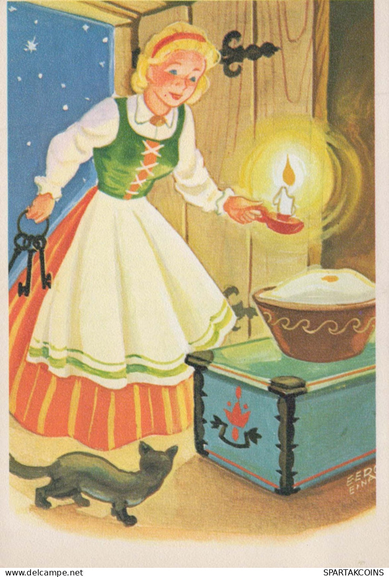 Happy New Year Christmas Vintage Postcard CPSM #PAY649.GB - Año Nuevo