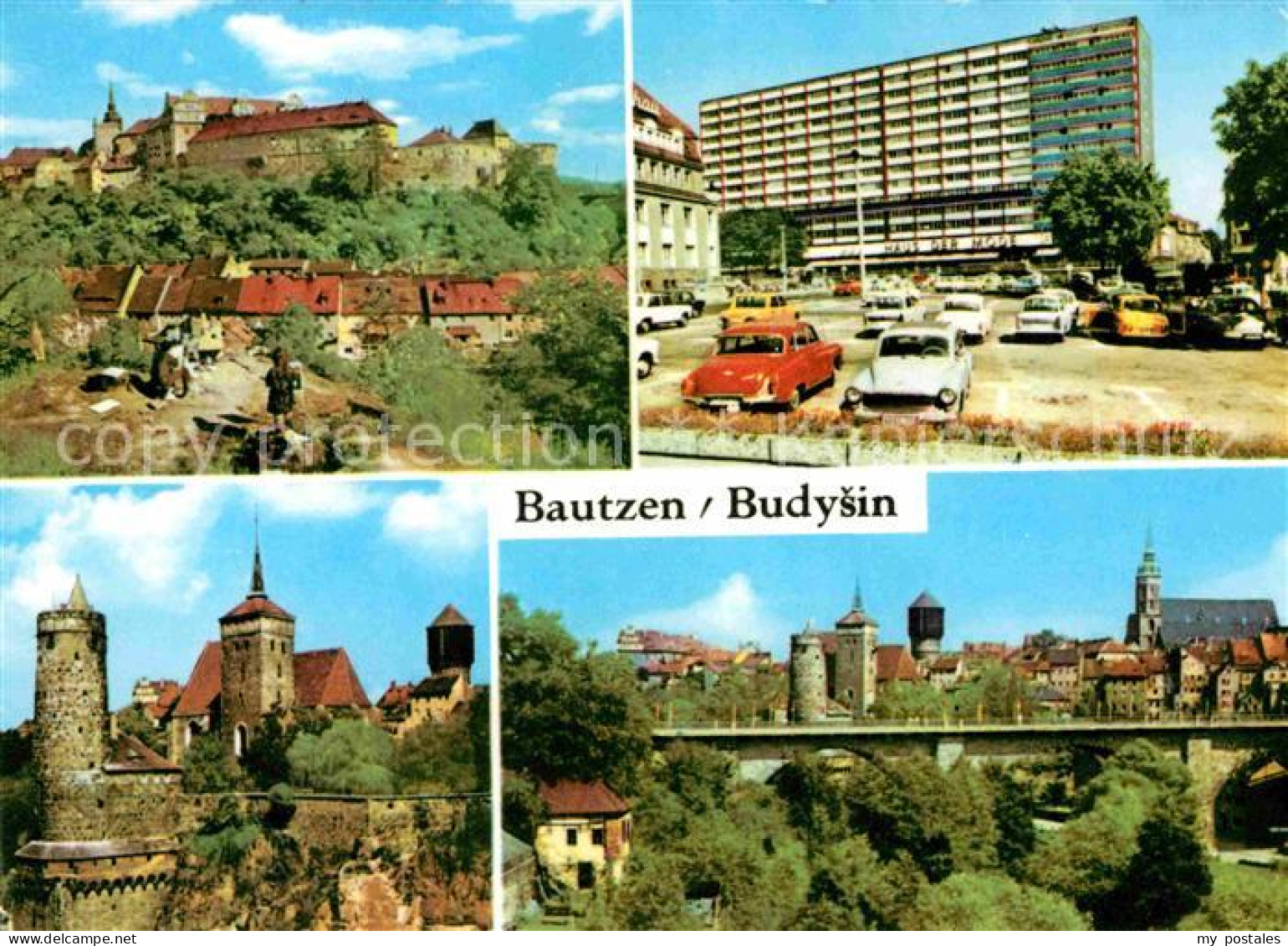 72631929 Bautzen Ortenburg Hochhaus Platz-der-Roten-Armee Wasserkunst Friedensbr - Bautzen