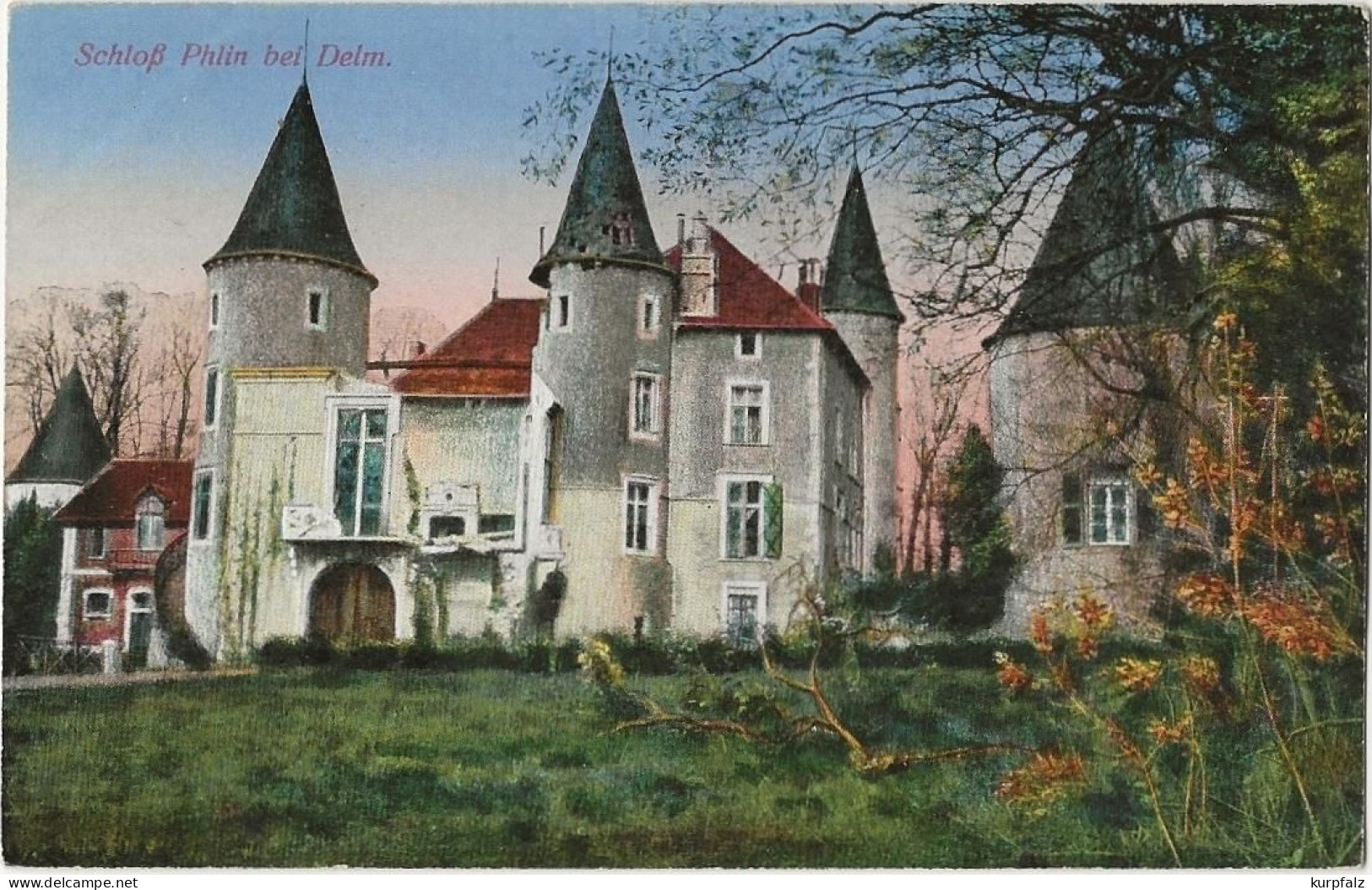 CPA Phlin, Kanton Entre Seille Et Meurthe - Château Phlin Bei Delm, Non Circulé - Otros & Sin Clasificación