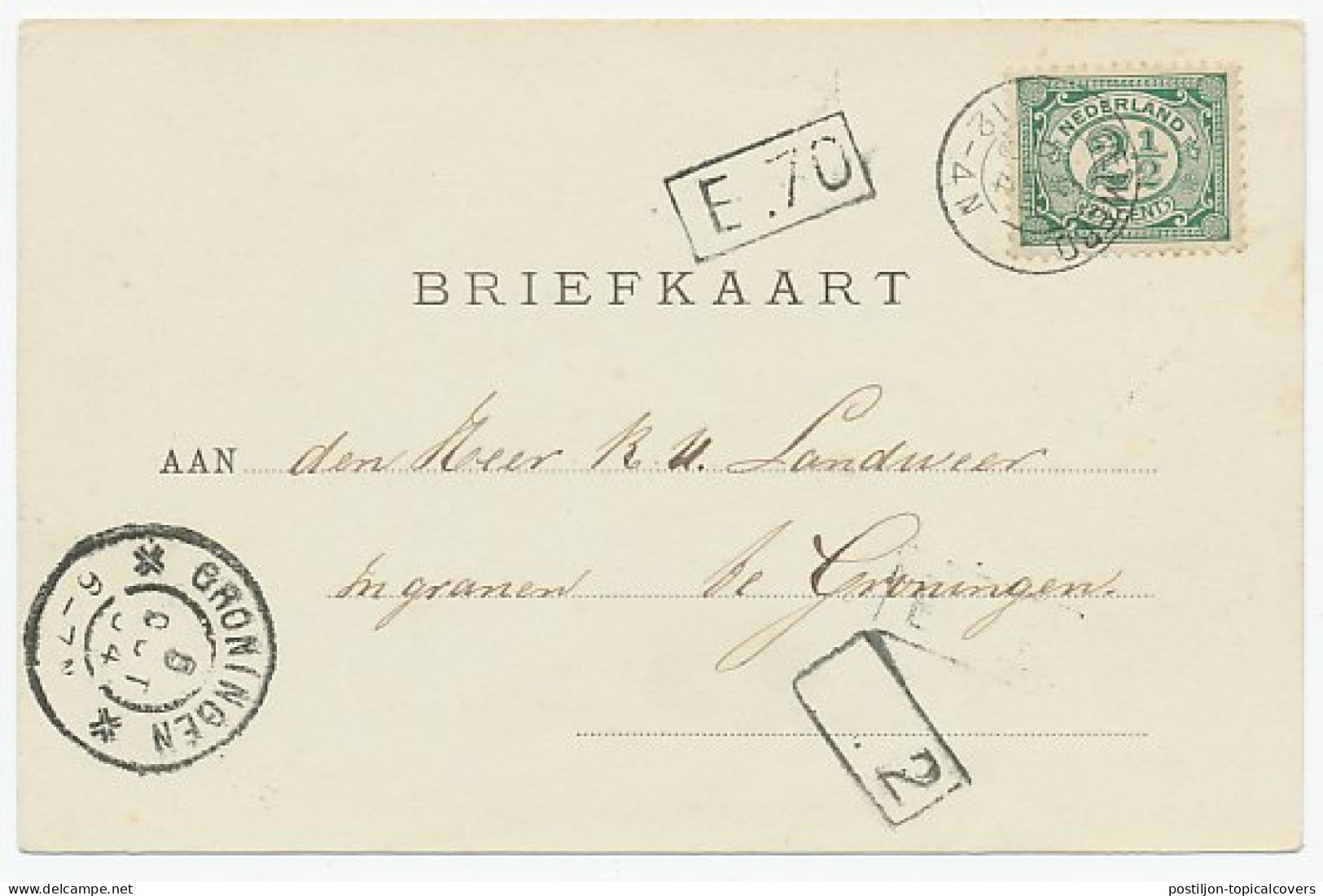Kleinrondstempel Weiwerd 1904 - Unclassified