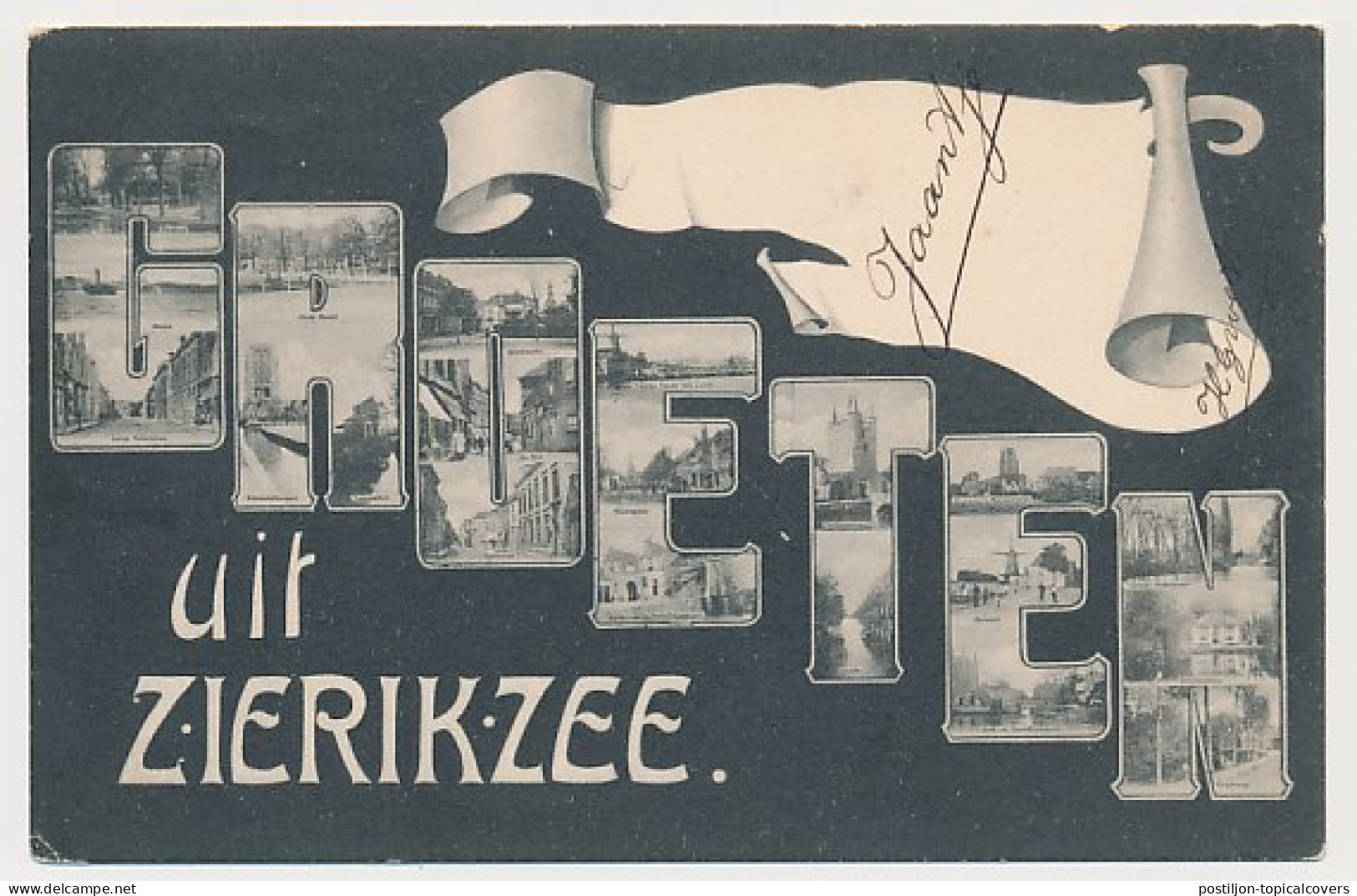 Kleinrondstempel Nieuwerkerk 1905 - Unclassified