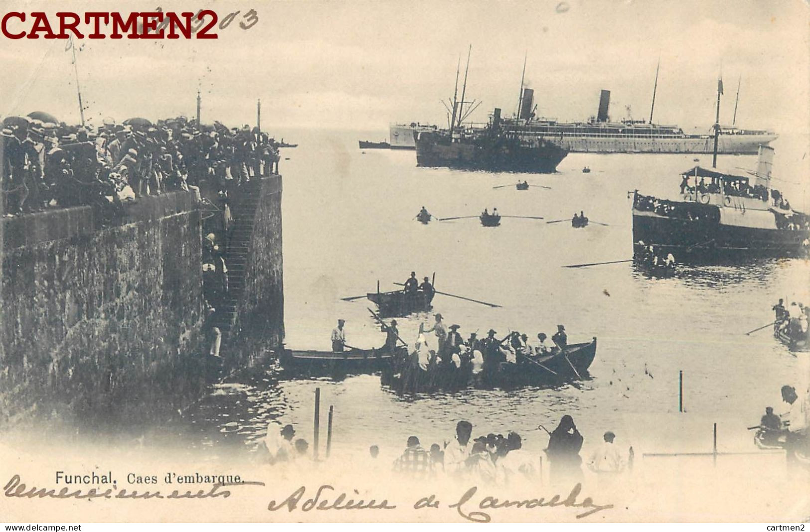 FUNCHAL CAES D'EMBARQUE MADEIRA MADEIRE 1900 PORTUGAL - Madeira