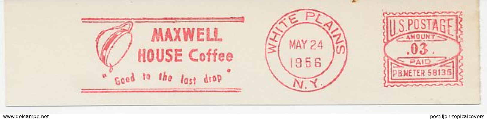 Meter Cut USA 1956 Coffee Cup - Maxwell - Andere & Zonder Classificatie