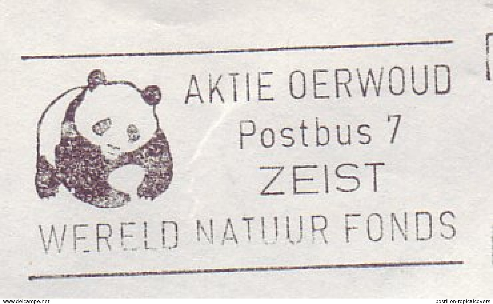 Cover / Postmark Netherlands 1975 Panda Bear - Altri & Non Classificati