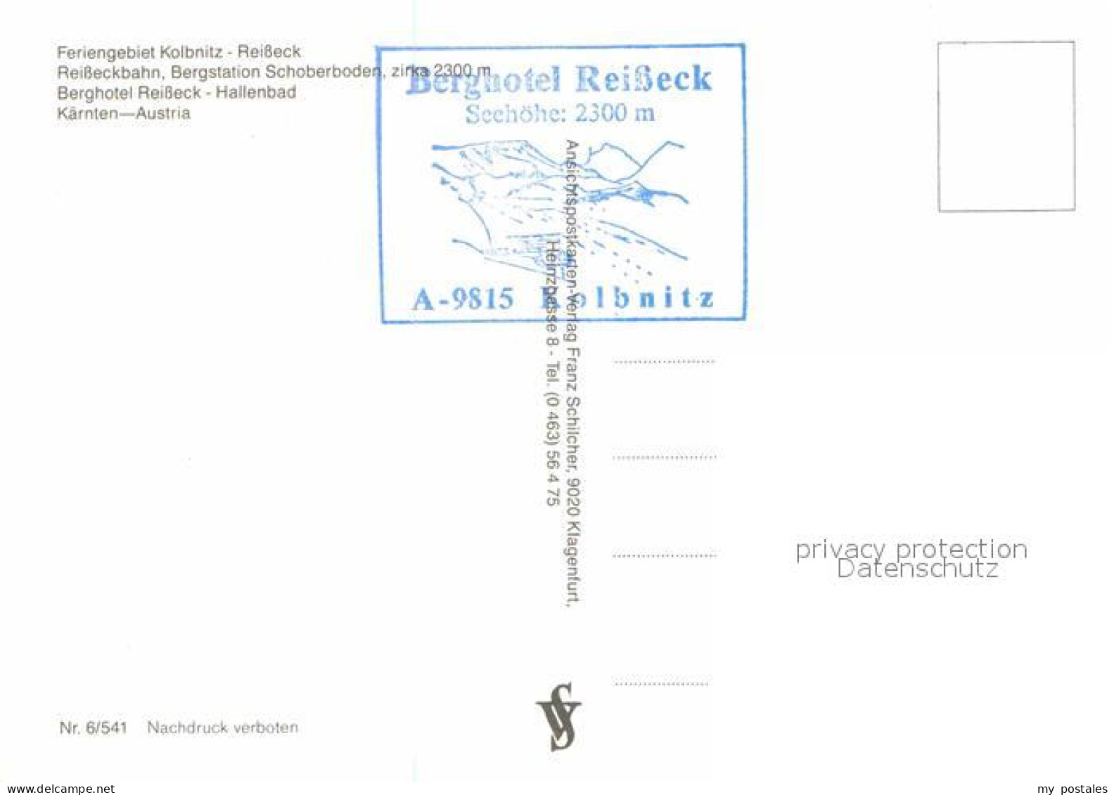 72631670 Kolbnitz Reisseck Kolbnitz - Autres & Non Classés