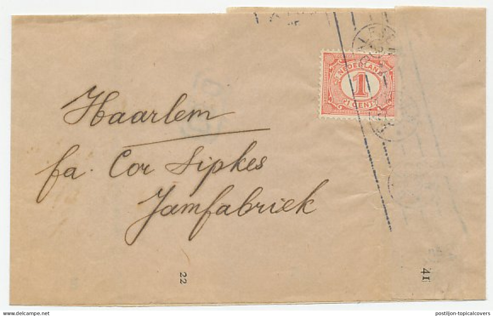 Drukwerkrolstempel / Wikkel - Dalfsen 1915 - Voorafstempeling - Unclassified