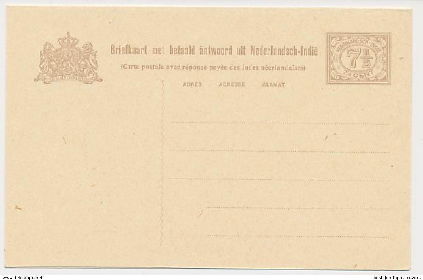 Ned. Indie Briefkaart G. 30 - Indie Olandesi