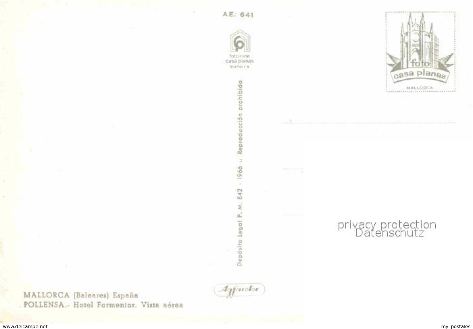 72630774 Pollensa Fliegeraufnahme Mallorca - Autres & Non Classés
