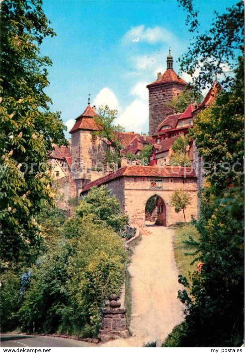 72630556 Rothenburg Tauber Kobolzeller Tor Rothenburg Ob Der Tauber - Rothenburg O. D. Tauber